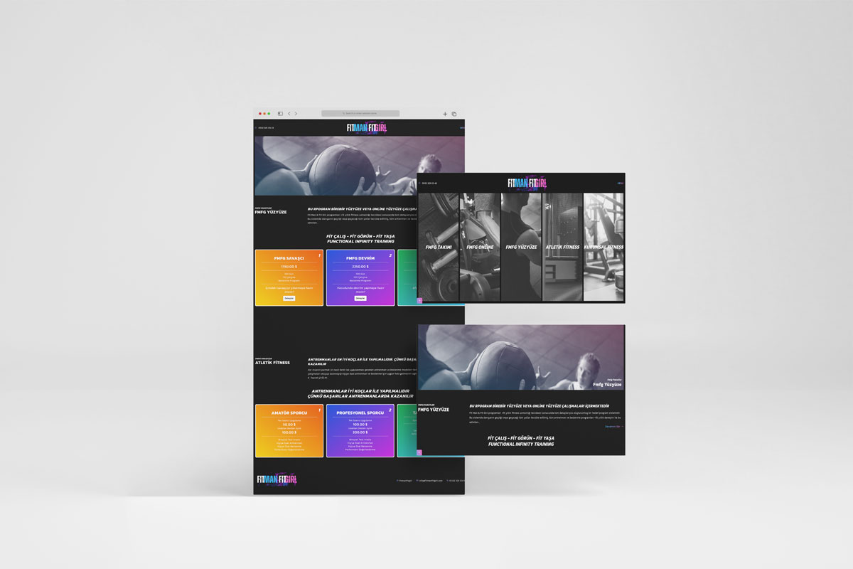 FitMan & FitGirl Web Site Tasarımı