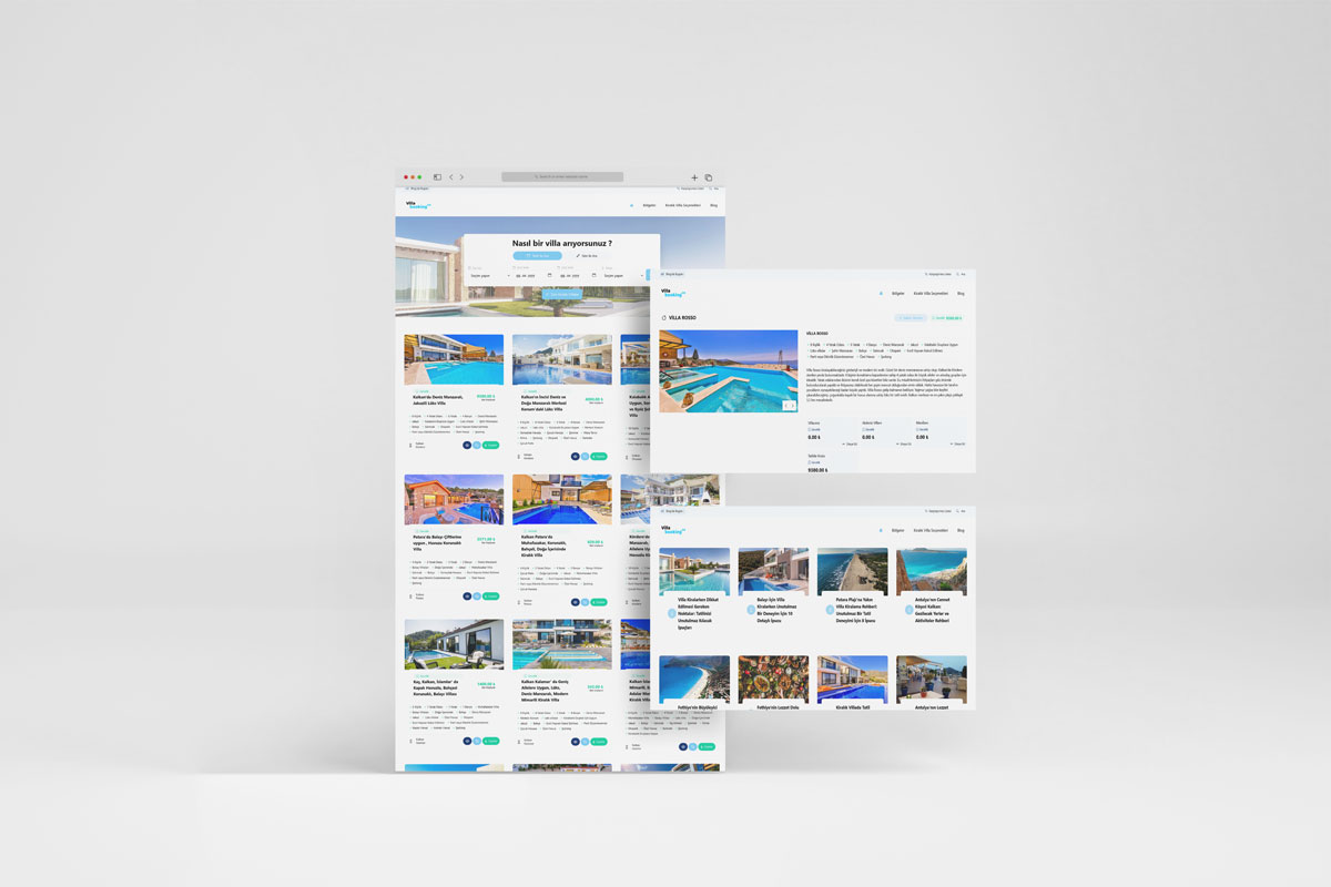 Villa Booking Web Site Tasarımı