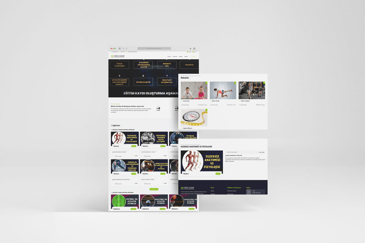 KSH Fitness Academy İçin Özgün ve SEO Uyumlu Web Tasarımları